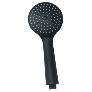 Pommeau de douche noir rond haute pression à jet de pluie durable pour usage domestique en salle de bain - Product Image 4
