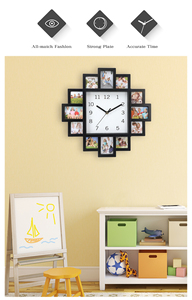 Relojes Horloge Art Nhựa Trang Trí Đồng Hồ Treo Tường Hiện Đại - Product Image 2