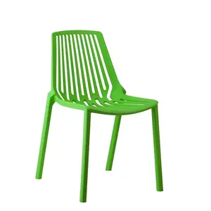 Goedkope Holle Moderne Groothandel Hotel Bruiloft Outdoor Groen Meubilair Outdoor Camping Plastic Stoelen