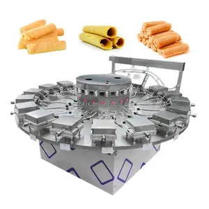 Commercial Crispy snack Egg Roll Ice cream Cone Maker Waffle Cone baking Making Machine