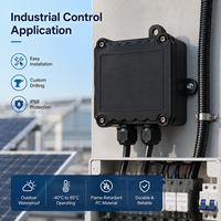 Boîtier étanche IoT extérieur IP54 personnalisé pour le perçage CNC, en plastique PC multicolore, pour appareils électroniques intelligents