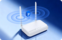 Gateway MOKOSMART Inalámbrico IoT MQTT BLE para Interiores, con Doble Módulo Wi-Fi y Ethernet, para Usos Industriales