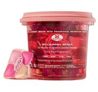 140 capsules de lessive parfumées à la rose romantique 5-en-1 longue durée pour vêtements, en coffret cadeau