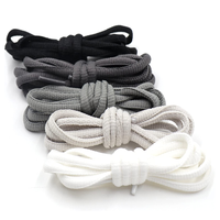 Vente en gros personnalisée lacets ovales épais à impression bicolore fluorescente simple face de 4mm 9mm lacets ovales pour baskets