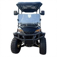 Voiturette de golf électrique Dune Buggy avec batterie au lithium, 3-4 places, vitesse de 30-50 km/h, autonomie de 90 km