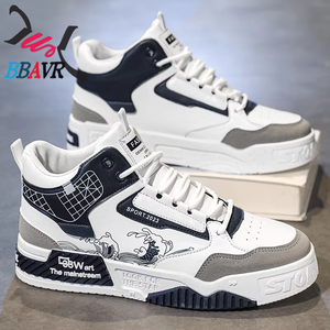 Men's Lightweight Breathable Mesh Sneakers <b>Rubber</b> Midsole <b>Rubber</b> Outsole Anti-Slippery Fashion Trend Sports Casual Walking Shoes - Product Image 5