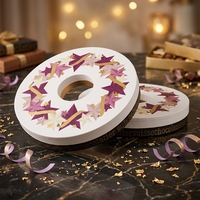 Boîte-cadeau de luxe pour chocolats avec couvercle et base en papier rigide personnalisé avec logo en feuille d'or
