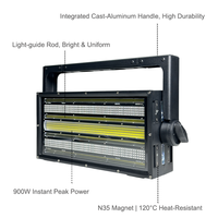 Igreslite IP65 1080x1W CW+600*0.5W RGB Projecteur Stroboscopique Oscillant Étanche à Cinq Tubes pour DJ, Discothèque, Scène, Fête, Club