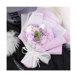 Ramo <span class=keywords><strong>de</strong></span> <span class=keywords><strong>rosas</strong></span> <span class=keywords><strong>de</strong></span> flor <span class=keywords><strong>de</strong></span> jabón Ammy <span class=keywords><strong>de</strong></span> <span class=keywords><strong>claveles</strong></span> y <span class=keywords><strong>rosas</strong></span>, otras decoraciones <span class=keywords><strong>de</strong></span> boda, regalo <span class=keywords><strong>de</strong></span> San Valentín para mujer - Product Image 1