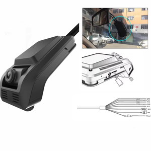 2채널 AI ADAS DSM 대시캠 차량 DVR 트럭 비디오 라이브 스트림용 심각한 사건 알람 출력 - Product Image 4