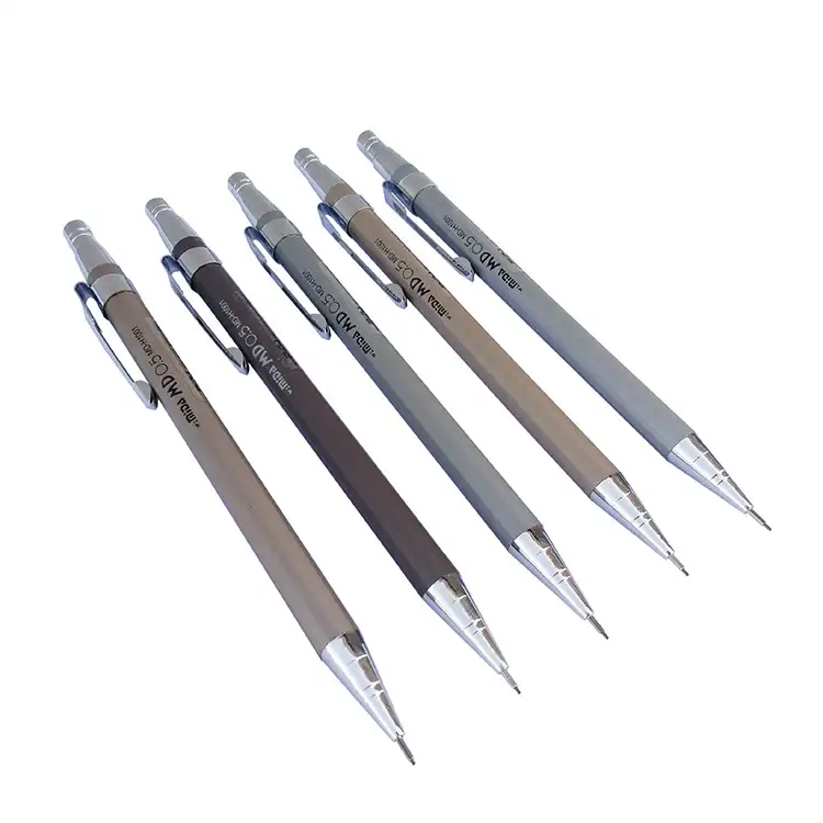 ขายส่งปากกาอัตโนมัติดินสอโลหะร็อด H1001นักเรียนสอบกิจกรรมดินสอ0.5/0.7 Druckbleistift