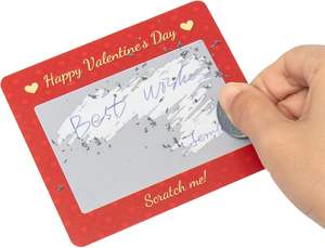 Cartes à gratter rétro pour enfants, Saint-Valentin, créez vos propres cartes-cadeaux d'échange pour la Saint-Valentin, cadeaux de fête - Product Image 5
