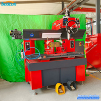 Máquina de mandrilado de asientos de válvulas GS-180C con mesa de flotación de aire, equipo de mandrilado de asientos de culata de alta precisión para motores de gas de nueva energía