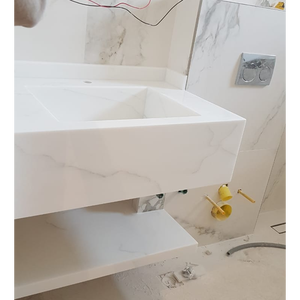 Precio de Fábrica Koris Superficie Sólida Acrílica 12x760x3660mm Piedra Artificial Lámina de Mármol Acrílico para Encimera de Tocador - Product Image 3