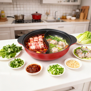 Ensemble de casseroles multifonctionnelles en alliage d'aluminium avec revêtement céramique antiadhésif, durables et faciles à nettoyer, pour cuisson au <span class=keywords><strong>gaz</strong></span>, repas à la maison et fêtes - Product Image 2