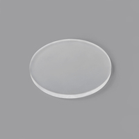 Fenêtre en saphir personnalisée en usine avec revêtement antireflet, verre optique à haute transmission pour applications d'éclairage