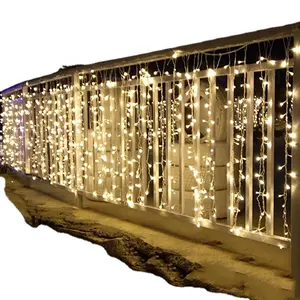 luces led navideas outdoor christmas icicle lights for house