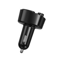PD25W QC Dual USB C 3.1A Inalámbrico Manos libres Audio Car Mp3 Player Car Kit Cargador rápido Fm Transmisor Modulador para coche