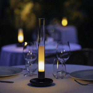 Lámpara de Escritorio Minimalista Portátil Recargable de Estilo Nórdico Moderno para Restaurante, Bar, Mostrador, Hotel, B&B, Camping al Aire Libre, Luz de Vela - Product Image 5