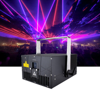 HQLIT - Luz Láser RGB de 21 W y 30 W, Compatible con DMX512 ILDA, Equipo de Iluminación Profesional con Estuche de Transporte