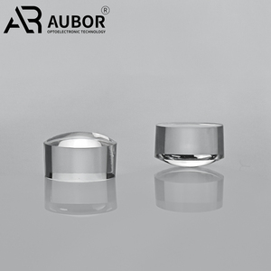 小型发光二极管照明非球面塑料双凸光学透镜，带方形图案优质发光二极管透镜和反射器 - Product Image 3