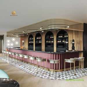 Comptoir de <span class=keywords><strong>bar</strong></span> à vin commercial, comptoir de <span class=keywords><strong>bar</strong></span> lounge de restaurant personnalisé, conception de <span class=keywords><strong>bar</strong></span> à cocktails personnalisé de type <span class=keywords><strong>speakeasy</strong></span> - Product Image 1