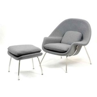 Fauteuil de loisirs inclinable en fibre de verre style nordique, design utérus-placenta, mobilier artistique créatif, pieds en métal modernes, canapé individuel unique et luxueux