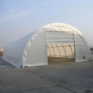 Abri de voiture en toile polyéthylène avec structure en acier ronde de 12'x20'x8' pour le stationnement et le stockage des <span class=keywords><strong>voitures</strong></span> - Product Image 1