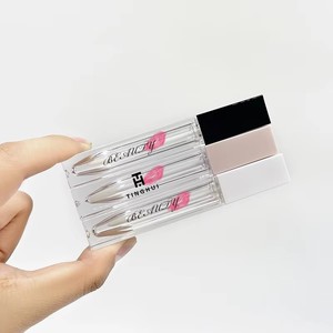Tubos de plástico de 10ml y 15ml para color de labios con pinceles y etiquetas personalizadas para envases de aceite labial, bálsamo labial y brillo labial, tubos vacíos. - Product Image 1
