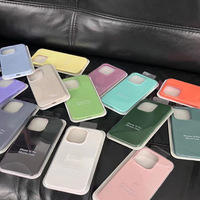 Coque de téléphone en silicone liquide premium pour iPhone 17 16 15 Pro Max, étui mobile étanche personnalisé avec logo OEM, vente en gros