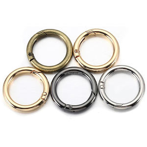 Cá Nhân Tùy Chỉnh Hợp Kim Nhỏ Mùa Xuân Chia Móc Chìa Khóa Vòng Kim Loại Keyring Chuỗi Vòng Carabiner Mùa Xuân Cổng Vòng Snap Khóa - Product Image 3