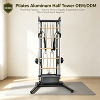 MJD-W58 Reformer Pilates Semi-Élevé en Aluminium – Nouvelle Machine Pilates Semi-Élevée Puissante pour Usage Commercial en Studio