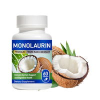 Capsules de monolaurine pour la santé digestive et intestinale, soutien du système immunitaire, marque privée OEM