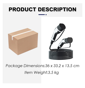 Fabricante Ev <span class=keywords><strong>Cable</strong></span> <span class=keywords><strong>Tipo</strong></span> <span class=keywords><strong>2</strong></span> 5 metros Personalizado <span class=keywords><strong>Tipo</strong></span> <span class=keywords><strong>2</strong></span> <span class=keywords><strong>A</strong></span> <span class=keywords><strong>Tipo</strong></span> <span class=keywords><strong>2</strong></span> Ev <span class=keywords><strong>Cable</strong></span> Cargador <span class=keywords><strong>Schuko</strong></span> Ev <span class=keywords><strong>Cable</strong></span> de carga 3.5kw con CE - Product Image 3