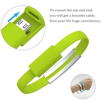 Bracelet de Charge et de Synchronisation USB Type C Multicolore Tendance pour Téléphone Portable