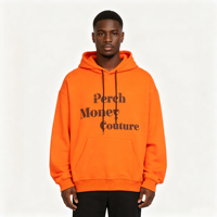 Sudadera con Capucha Extra Grande de Alta Calidad, sin Cordones, de Felpa Gruesa, de Algodón y Poliéster, para Hombre