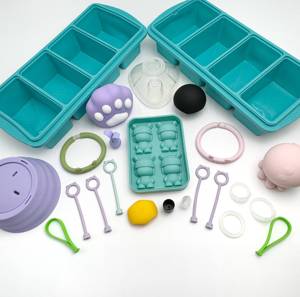 Biểu tượng tùy chỉnh Silicone <span class=keywords><strong>Ice</strong></span> khuôn cấp thực phẩm vuông <span class=keywords><strong>Ice</strong></span> <span class=keywords><strong>Cube</strong></span> khay FDA LFGB chứng nhận, OEM/ODM hỗ trợ - Product Image 4