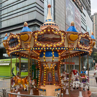 Manège Parapluie, Chaise Volante, Aire de Jeux Gonflable, Manège, Carrousels en Forme de Pastèque