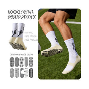 फ्लेक्स्ग्रिप उच्च गुणवत्ता वाली कस्टम विरोधी पर्ची फुटबॉल मोजे कपास प्रदर्शन की पकड़ तेजी से सूखे खेल फुटबॉल पकड़ मोजे - Product Image 1