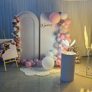 Toile de fond décorative en acrylique personnalisée pour mariage et anniversaire, lisse et détachable, pour scène et demande en mariage - Product Image 1