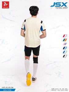 Diseño de lujo bordado personalizado ropa de fútbol para jóvenes camisetas Material de calidad Just Play Factory con etiquetas personalizadas de buena calidad - Product Image 5