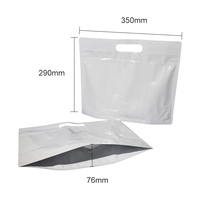 Bolsa Térmica para Alimentos con Diseño de Logotipo Personalizado, Bolsa Aislante Reutilizable con Asa de Plástico, Bolsa Isotérmica de Papel de Aluminio