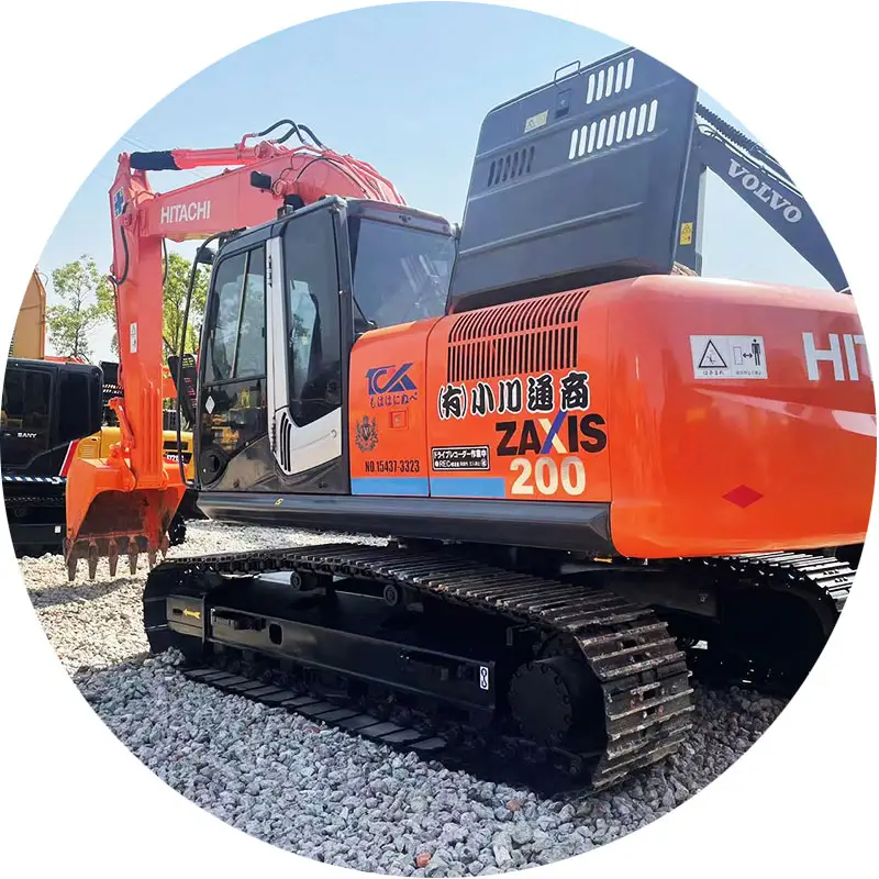 Stock Hitachi zx200 used excavator Original made in Japan zx200-3 digger Hitachi zx200-3g crawler construction machine for sale