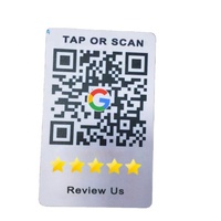 Carte NFC personnalisée pour avis Google, impression personnalisée, NTAG 213/215/216, PVC, carte cadeau Google Play, avis NFC