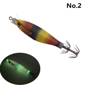Leurre de pêche en mer en forme de calamar lumineux, 8cm 6g, hameçon BKK, crevette artificielle, appât dur - Product Image 2
