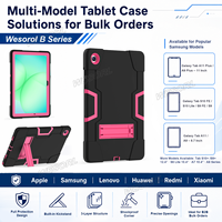 Étui robuste pour Samsung Tab A11 Plus A9 Plus 11 avec béquille, protection contre les chutes, coque fine, OEM ODM