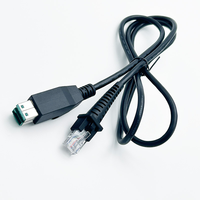 Câble d'alimentation USB 12V vers RJ50 personnalisé pour scanner, imprimante IBM, terminal de point de vente