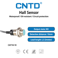 Commutateur de capteur à effet Hall magnétique CNTD CAY18-10 3 fils IP67 sortie Proxim fabricant NPN PNP capteur 10mm capteur de proximité magnétique
