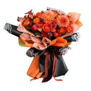 Tondo 2021 <span class=keywords><strong>Oro</strong></span> Marmo <span class=keywords><strong>Bouquet</strong></span> di Nozze Regalo Scatola Impermeabile Da Imballaggio del fiore di carta di imballaggio per i fiori <span class=keywords><strong>bouquet</strong></span> - Product Image 5