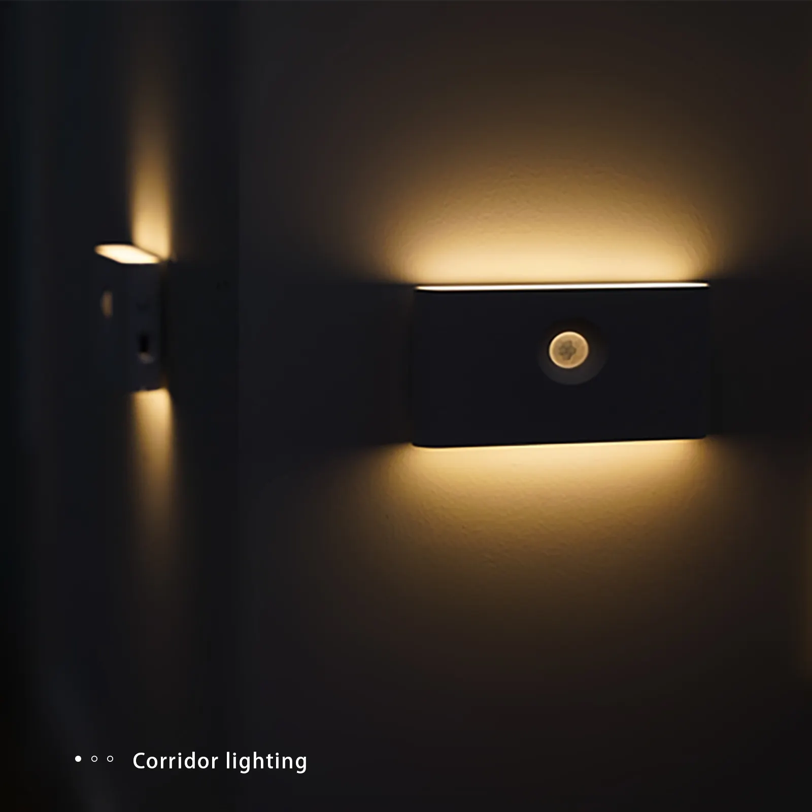 वायरलेस बैटरी पावर dc5v 0.2w ऊर्जा संरक्षण स्मार्ट नाइट पोर्टेबल दीवार बेडरूम के लिए प्रकाश